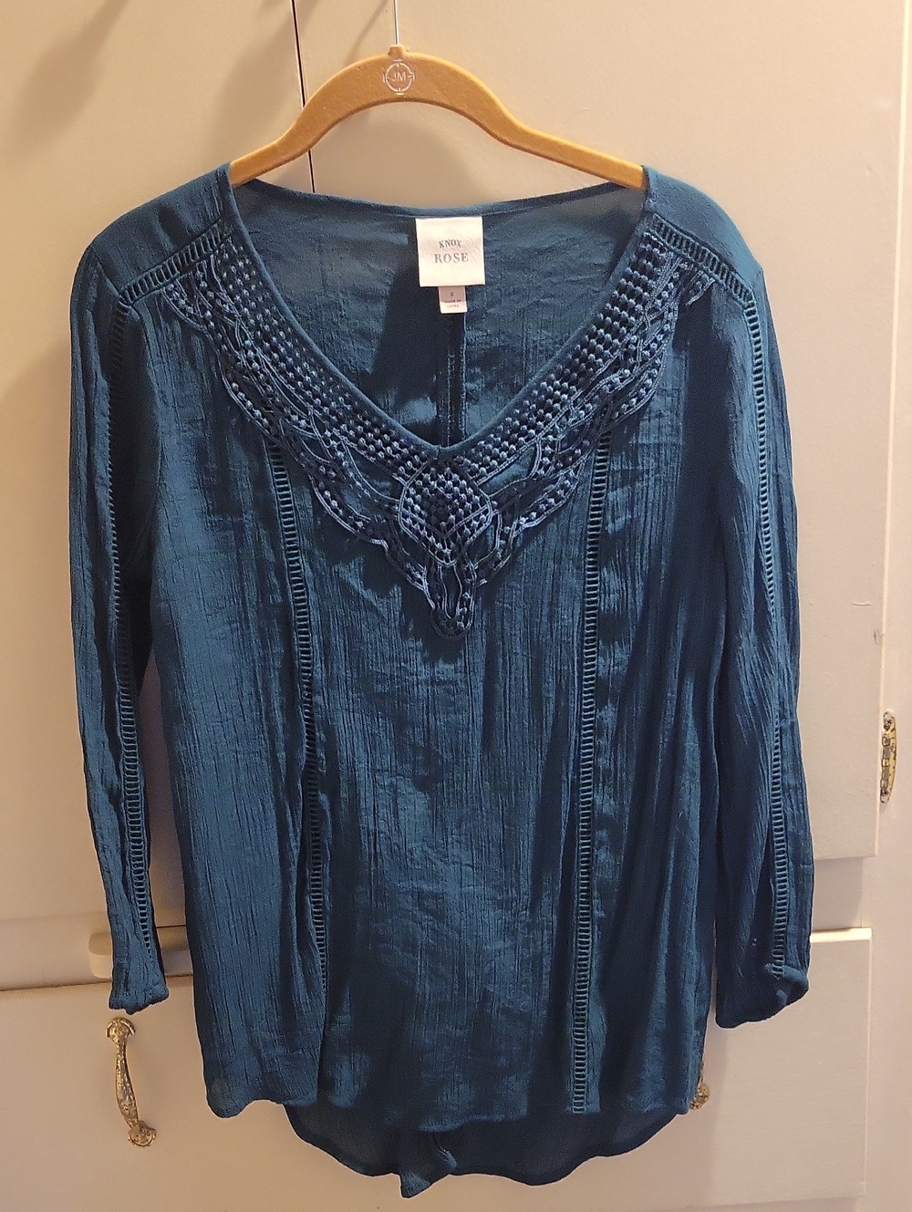 Knox Rose Teal Blouse